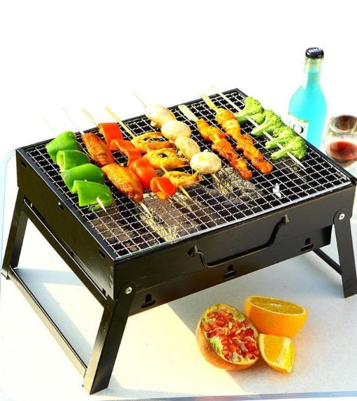 Grille de gril pliable portable