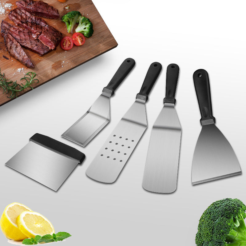 Barbecue Spatula Tool Stainless Steel Teppanyaki Set