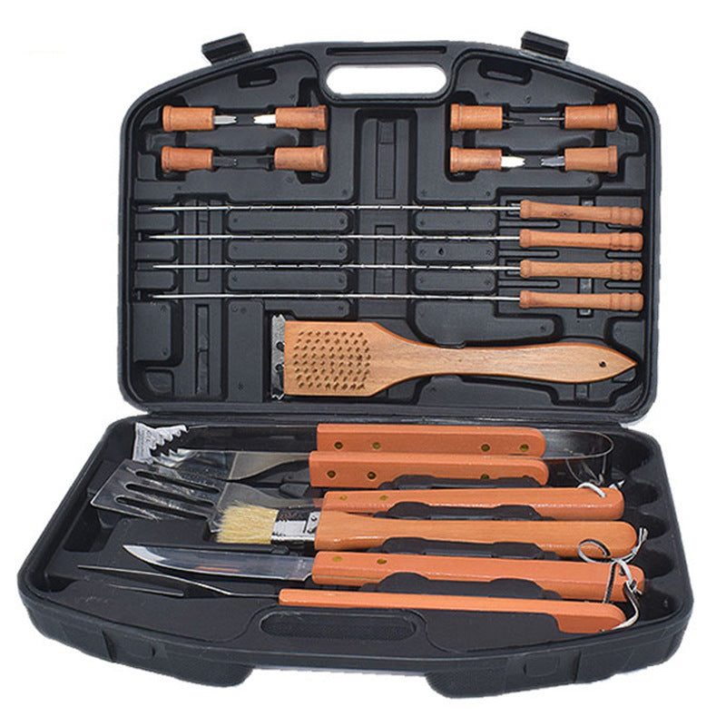 Barbecue Tool With Wooden Handle